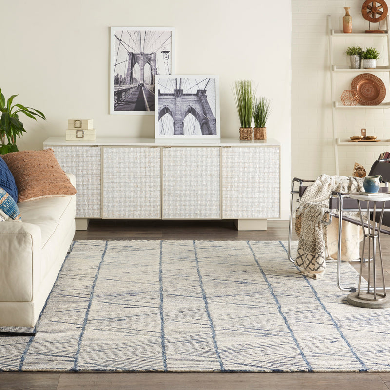 media image for colorado handmade white blue rug by nourison 99446786234 redo 6 258