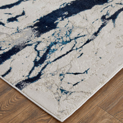 product image for Armada Marble Ivory / Blue Rug 4 2