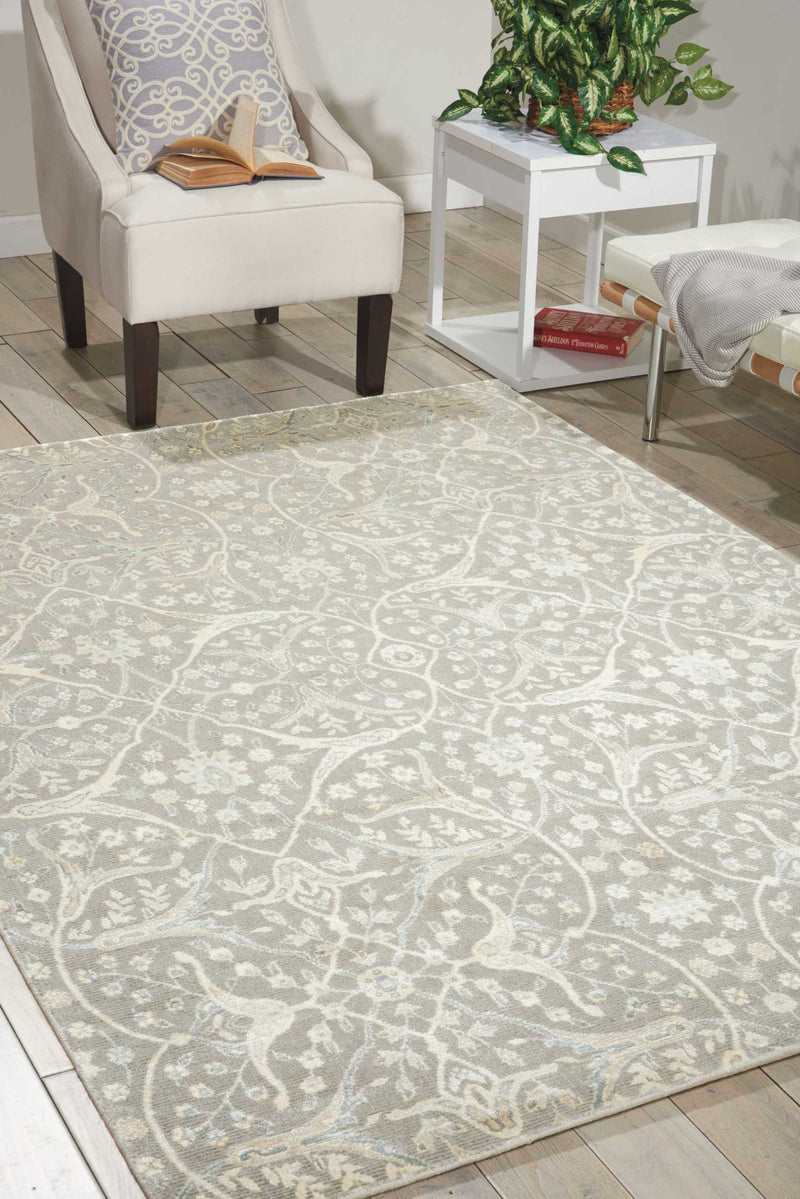 media image for luminance hand loomed steel rug by nourison nsn 099446194855 5 283