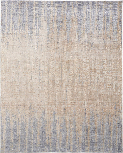 product image for Corben Abstract Tan/Blue/Ivory Rug 1 78