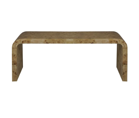 media image for waterfall coffee table in burl wood 1 255